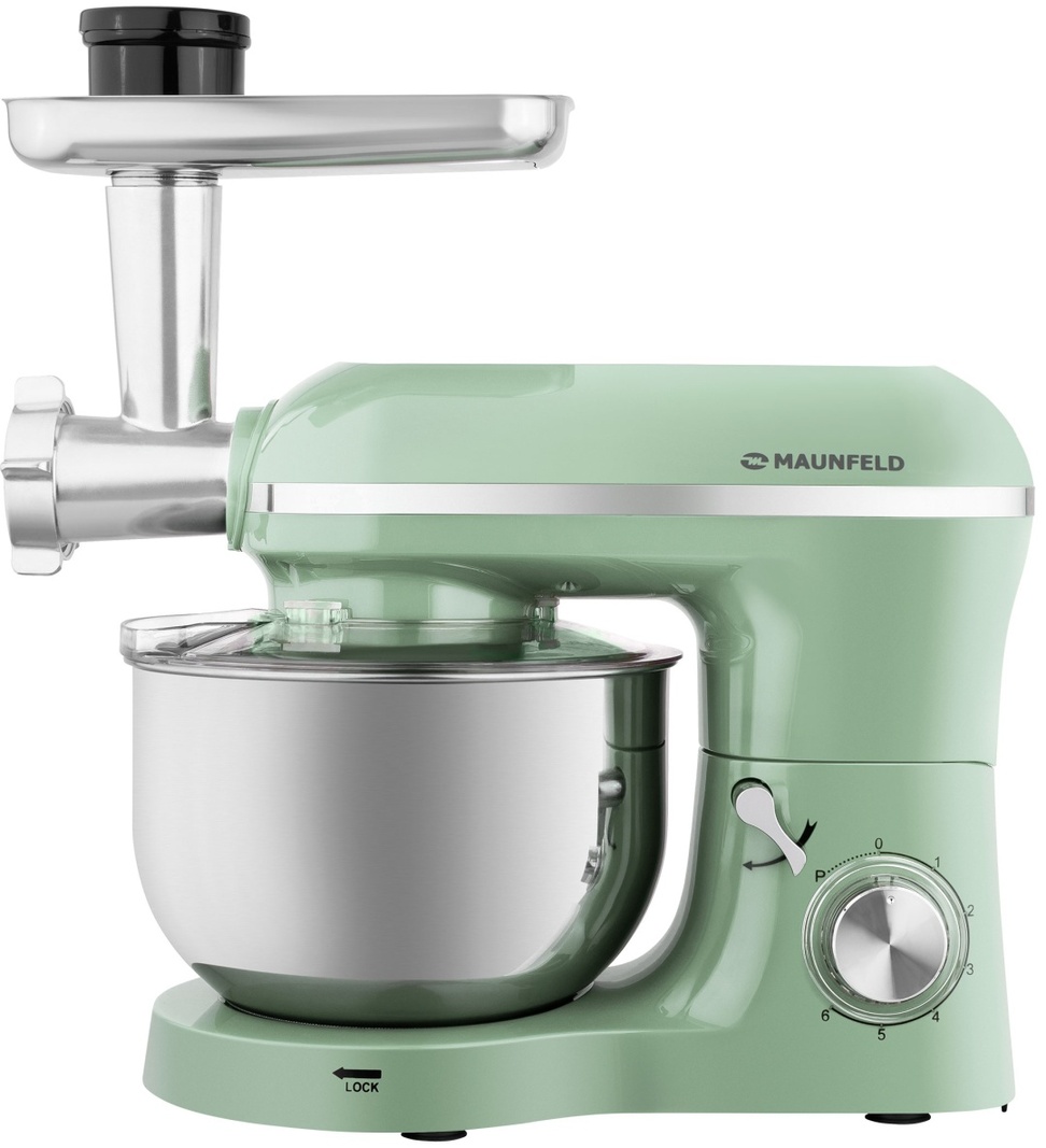 Кухонный комбайн MAUNFELD MF-436GR PRO, зеленый