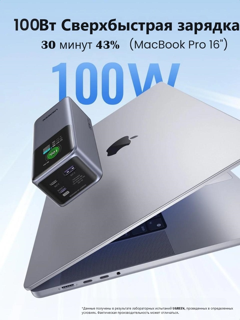 Ugreen 35524 20000 мАч серый