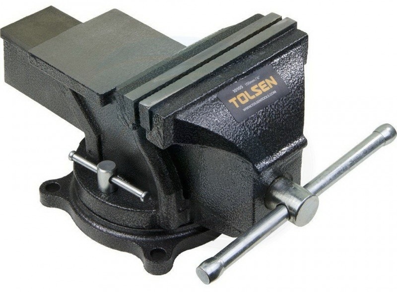 Тиски слесарные Tolsen 10104, 125 мм