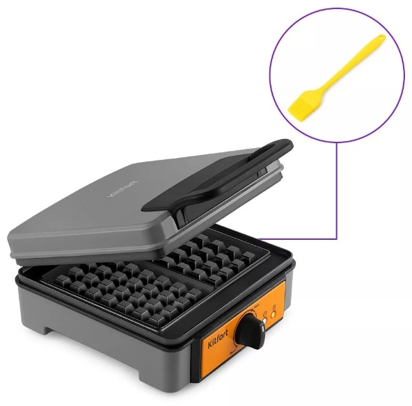Вафельница Kitfort КТ-1694 серый