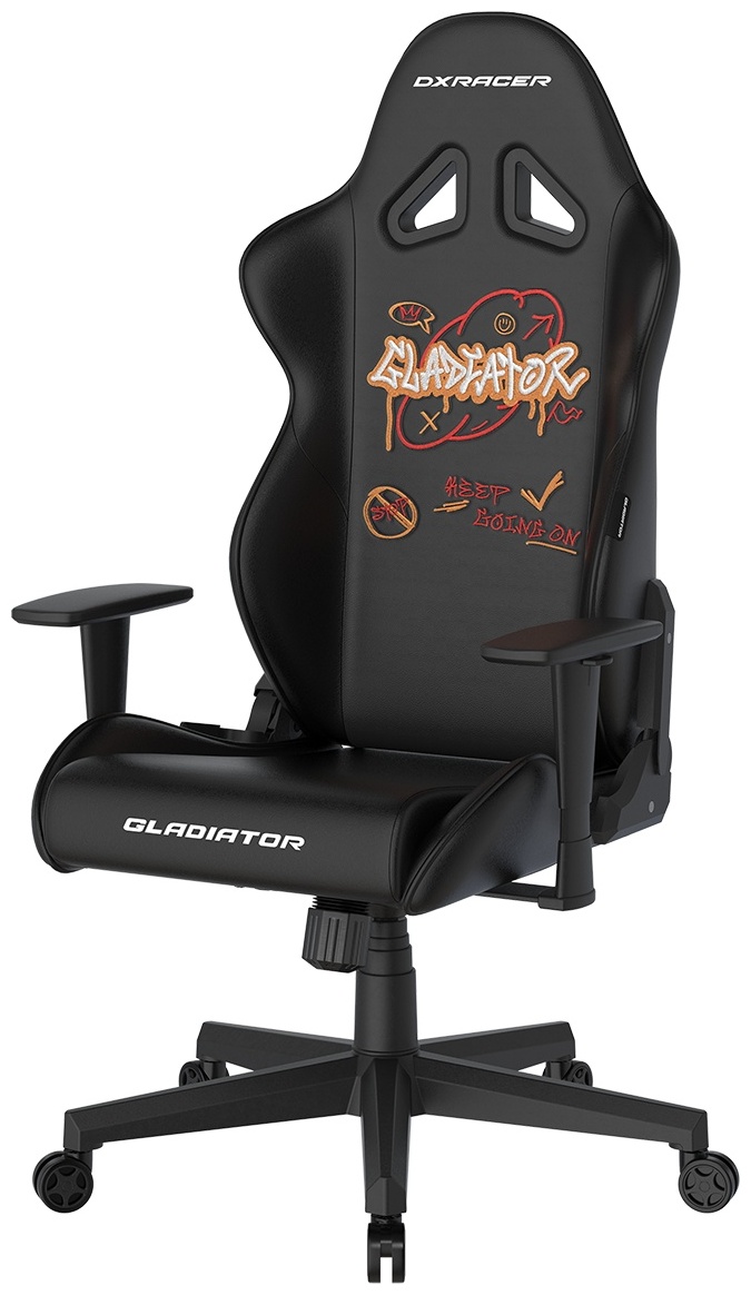 Игровое кресло DXRacer GC/LGN23LTC/GRAFFITI2, черный