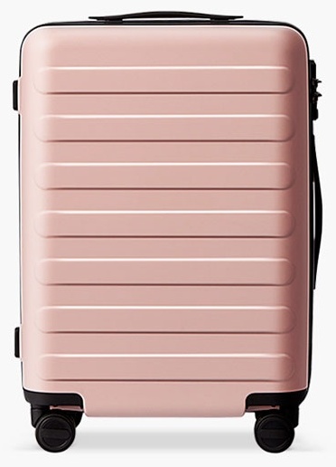 Чемодан NinetyGo Rhine Luggage -28 поликарбонат, полиэстер 100 л розовый