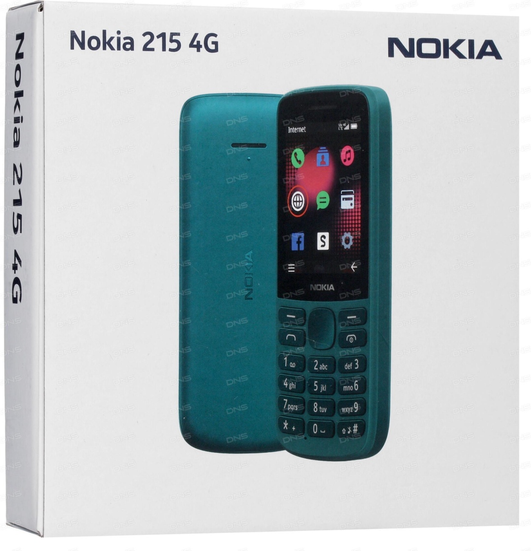 Nokia 215 4G Dual Sim бирюзовый