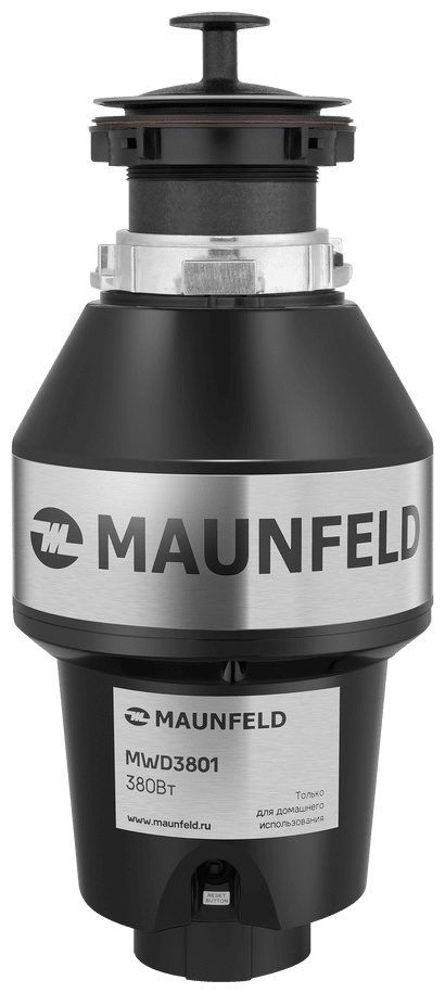 Измельчитель пищевых отходов MAUNFELD MWD3801, черный