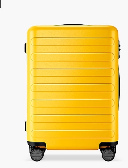 Чемодан NinetyGo Rhine Luggage -24 поликарбонат, полиэстер 65 желтый