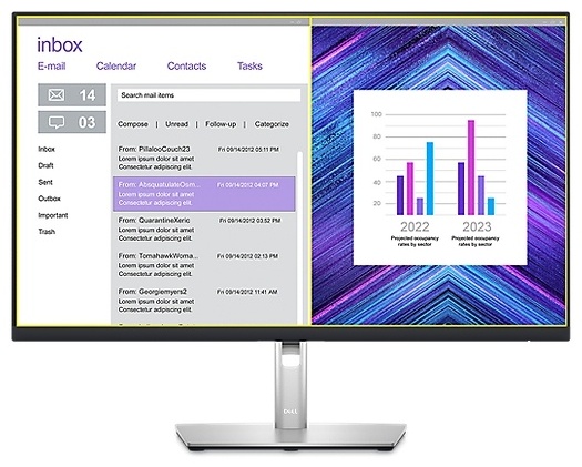 DELL P2723DE серебристый