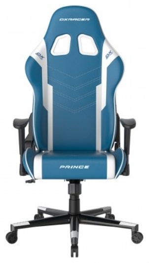 Игровое кресло DXRacer Prince GC/LPF132LTC/BW, белый, голубой