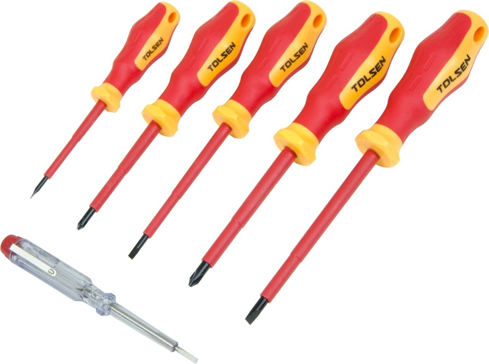 Набор диэлектрических отверток Tolsen 38013, 6 шт