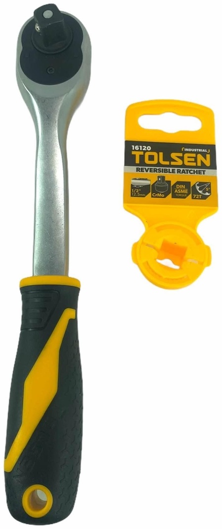 Трещотка Tolsen 16120, реверсивная, 1/2