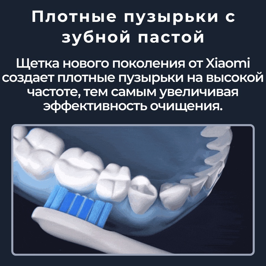 Xiaomi звуковая Soocas Neos T03 щетина средняя