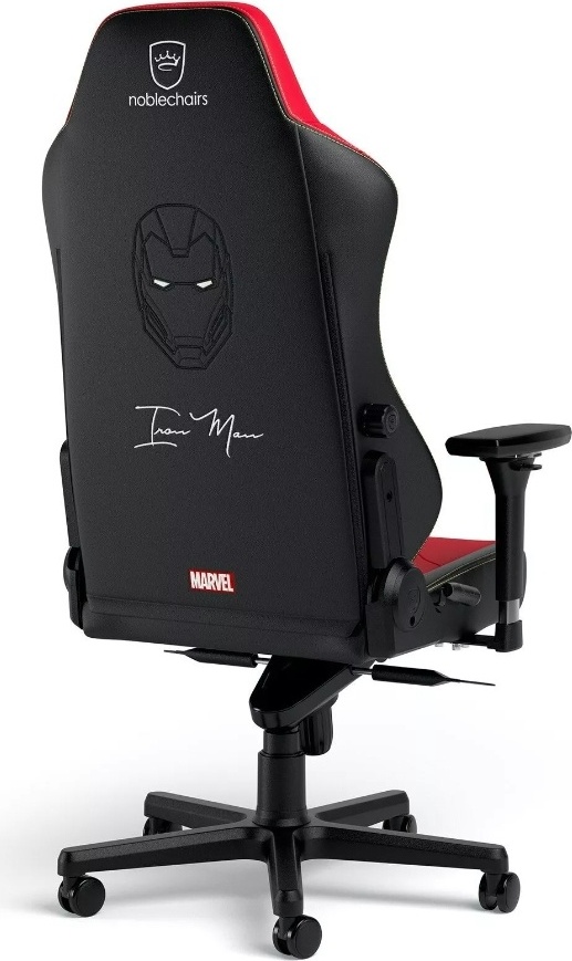 Игровое кресло Noblechairs HERO Iron Man Special Edition, черный, красный