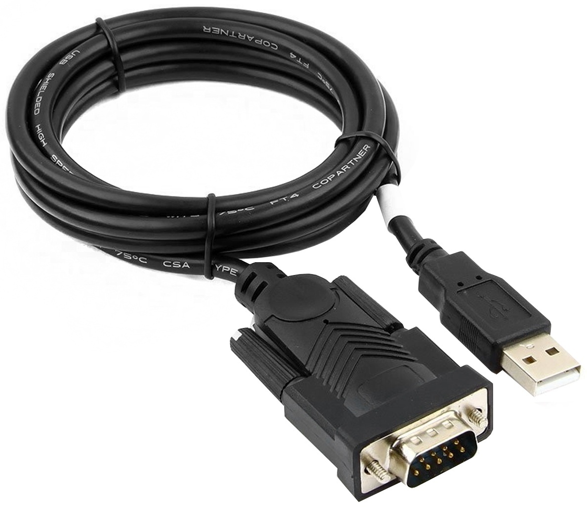 Кабель Cablexpert USB 2.0 A - COM(RS232) 9F 1.5 м UAS-DB9M-02