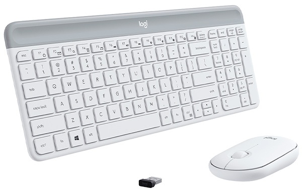 Logitech MK470 Slim Combo 920-009207 белый