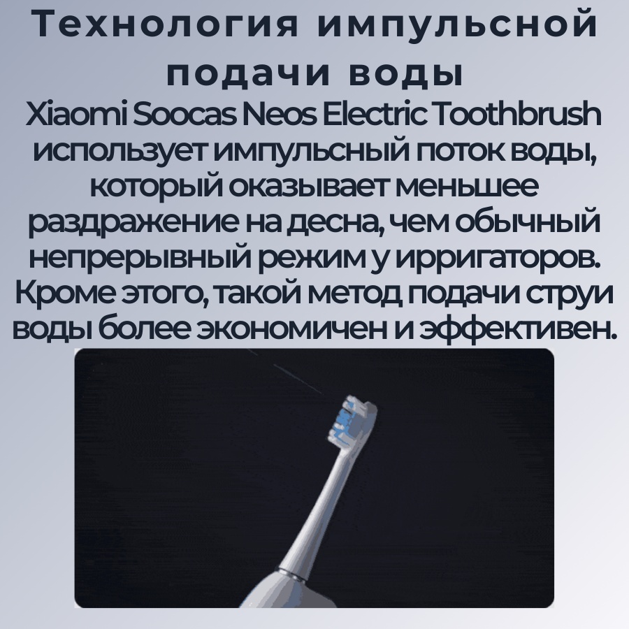 Xiaomi звуковая Soocas Neos T03 щетина средняя