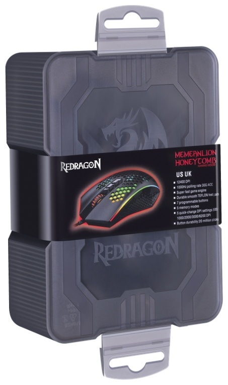 Redragon Memeanlion honeycomb черный