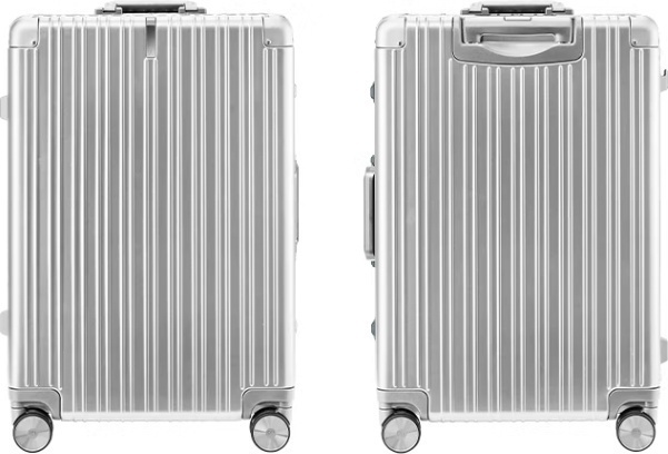 Чемодан NinetyGo NinetyGo All-round Guard Luggage 24 61 л, Space Silver, серый поликарбонат, алюминий 61 л серебристый