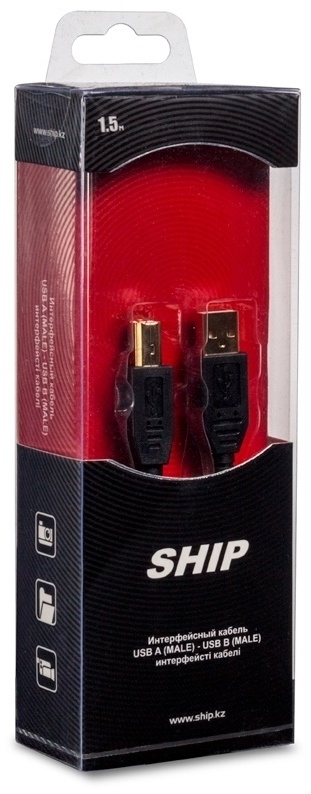 Кабель SHIP USB 2.0 A - USB 2.0 B 1.5 м SH7013