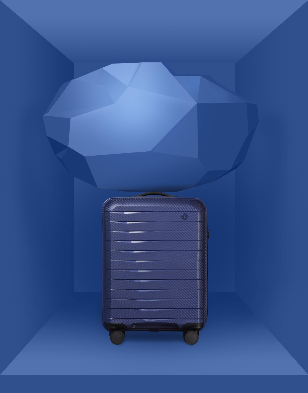 Чемодан Xiaomi NinetyGo Lightweight Luggage Size 20 35 L Navy Blue Синий