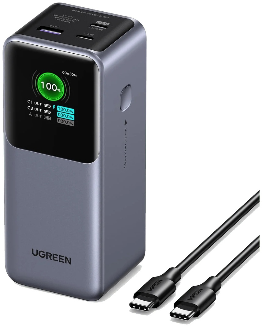 Ugreen 35524 20000 мАч серый