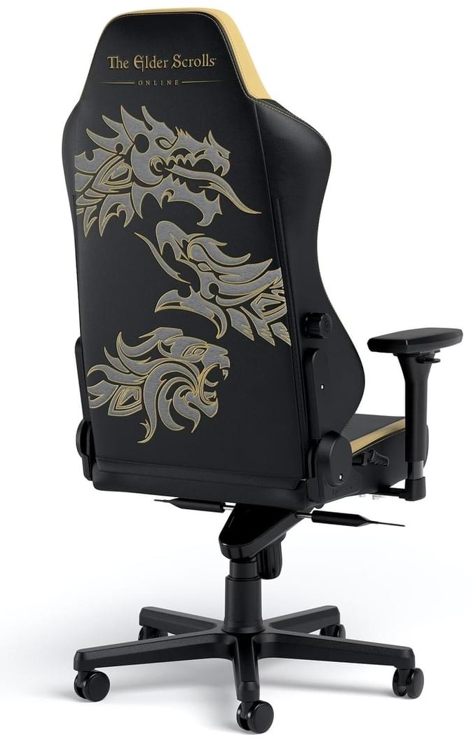 Игровое кресло Noblechairs Hero The Elder Scrolls PGW-NB-HGC-005, черный, золотистый