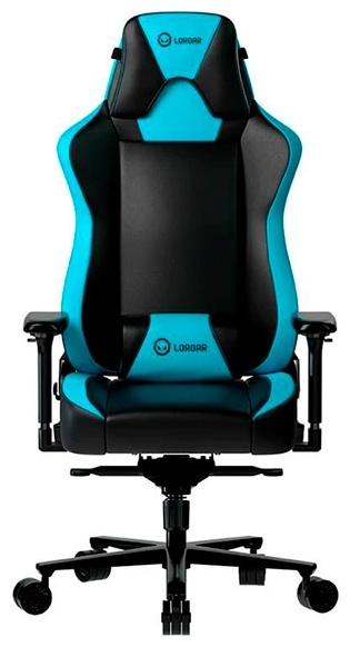 Игровое кресло Lorgar Base 311, черный, синий