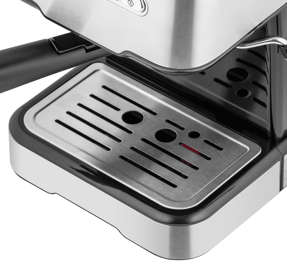 Кофемашина MAUNFELD MF-724S черный, серебристый