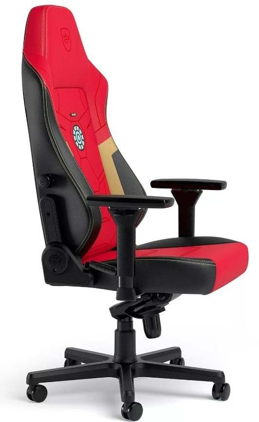 Игровое кресло Noblechairs HERO Iron Man Special Edition, черный, красный