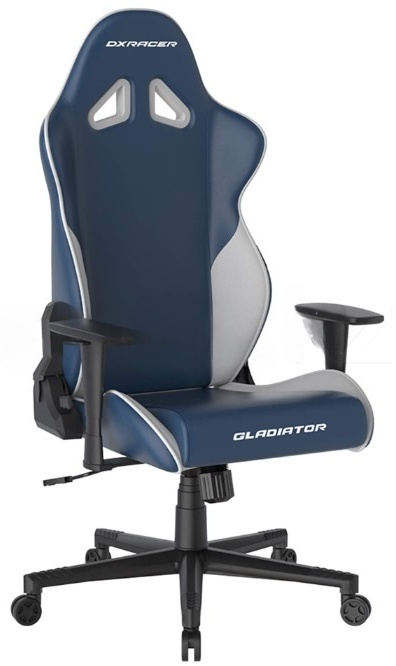 Игровое кресло DXRacer GC/LGN23LTC/BW, синий, белый