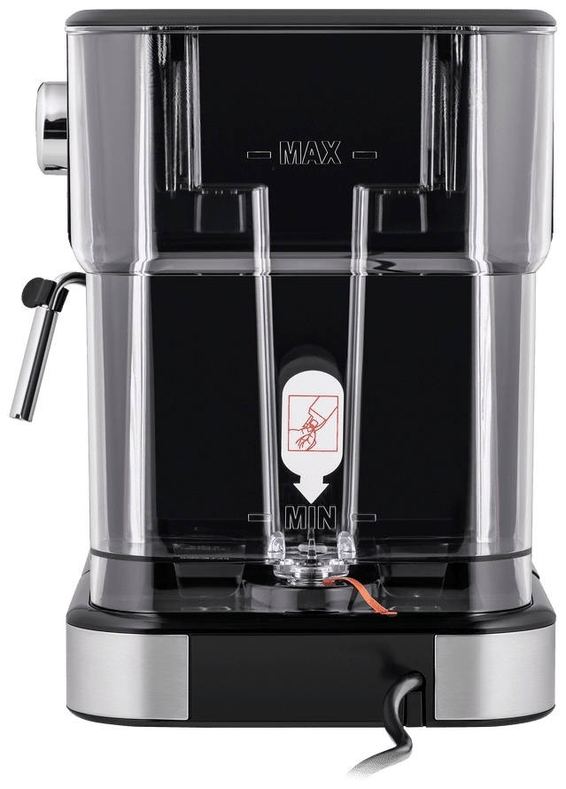 Кофемашина MAUNFELD MF-724S черный, серебристый