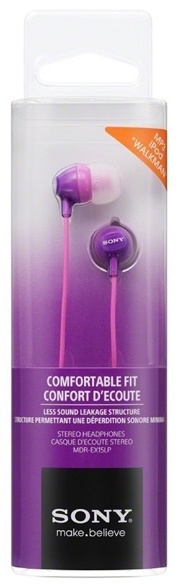 Sony MDR-EX15LP фиолетовый