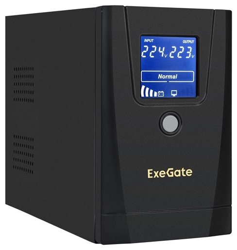 Источник бесперебойного питания ExeGate LLB-900.LCD.AVR.1SH.2C13.RJ.USB