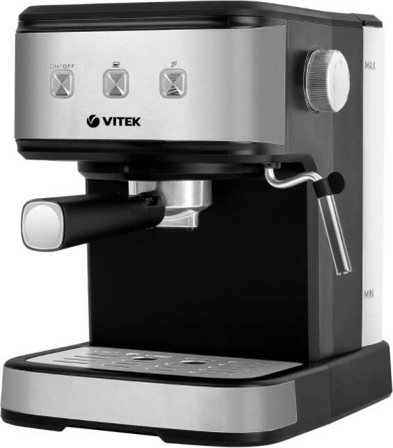 Кофеварка Vitek VT-8470 черный, серебристый