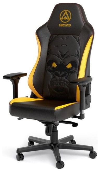 Игровое кресло Noblechairs HERO Far Cry 6 Special Edition, черный, оранжевый