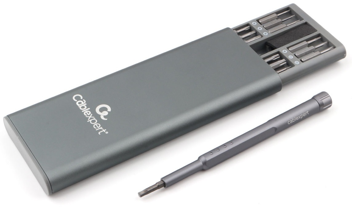 Отвертка с насадками Cablexpert TK-SD-08R, 49 шт.