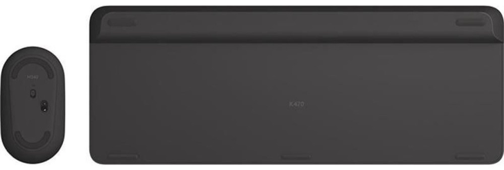 Logitech MK470 Slim Wireless Keyboard 920-009206 серый + мышь