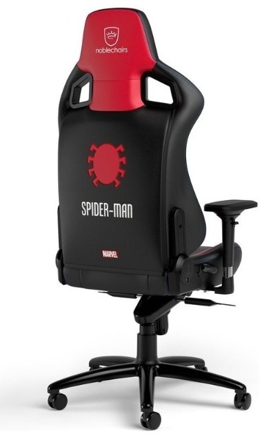 Игровое кресло Noblechairs EPIC Spider-Man Special Edition, черный, красный