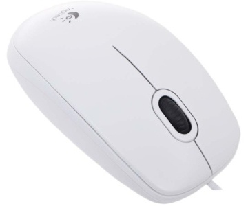 Logitech B100 USB белый