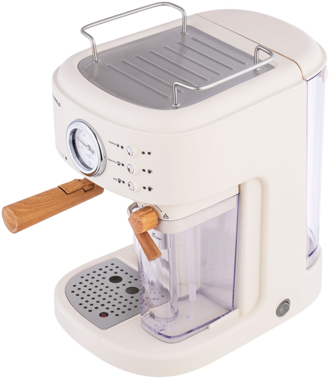 Кофеварка MAUNFELD MF-737BG PRO белый