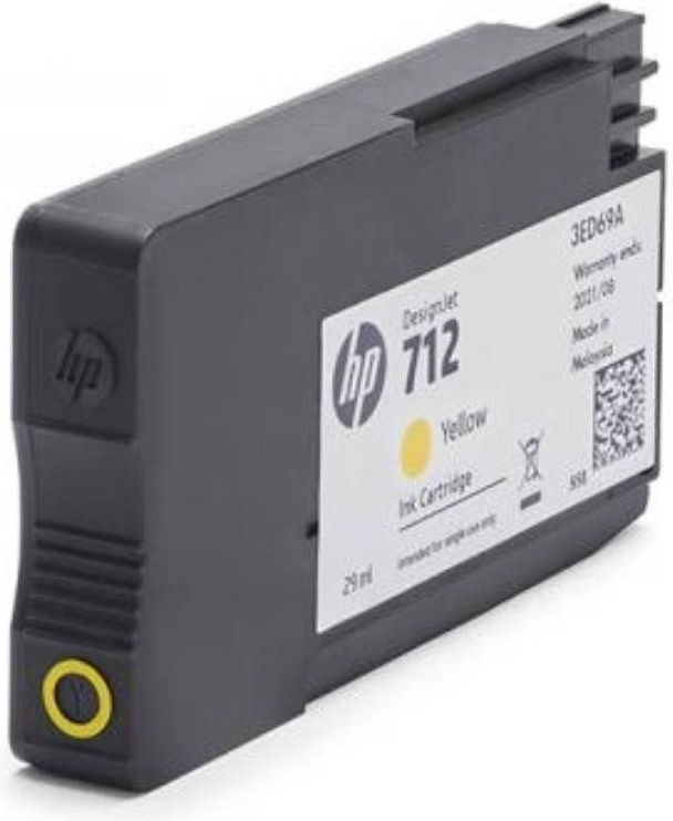 HP 712 3ED79A желтый