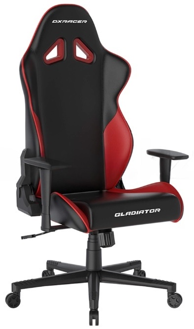 Игровое кресло DXRacer GC/LGN23LTC/NR, черный, красный