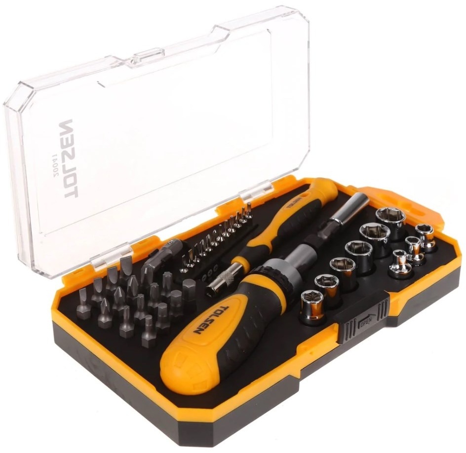 Набор бит и головок Tolsen 20041, 42 в 1