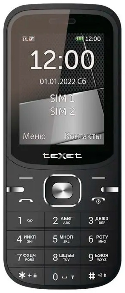 TeXet TM-219 черный