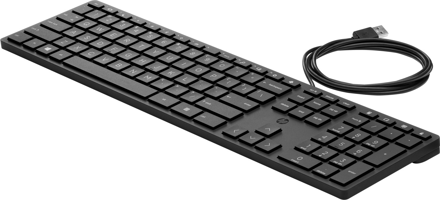 HP Wired Desktop 320K черный