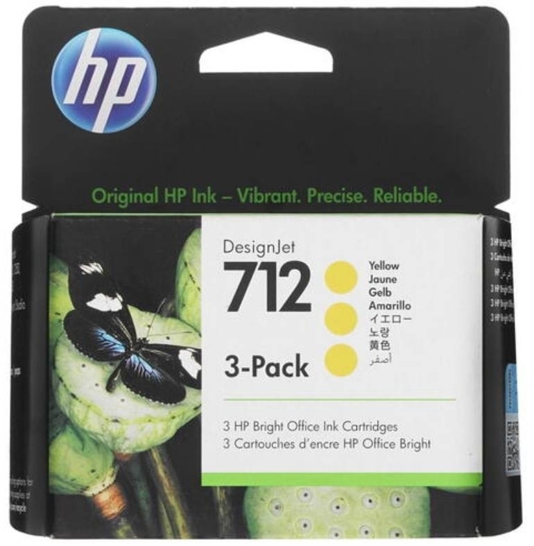 HP 712 3ED79A желтый