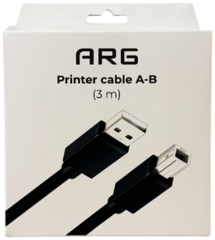 Кабель USB Type-A - USB Type-B 3 м A-B (3m)