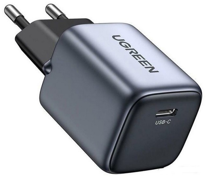 Зарядное устройство Ugreen CD318 USB Type-C серый
