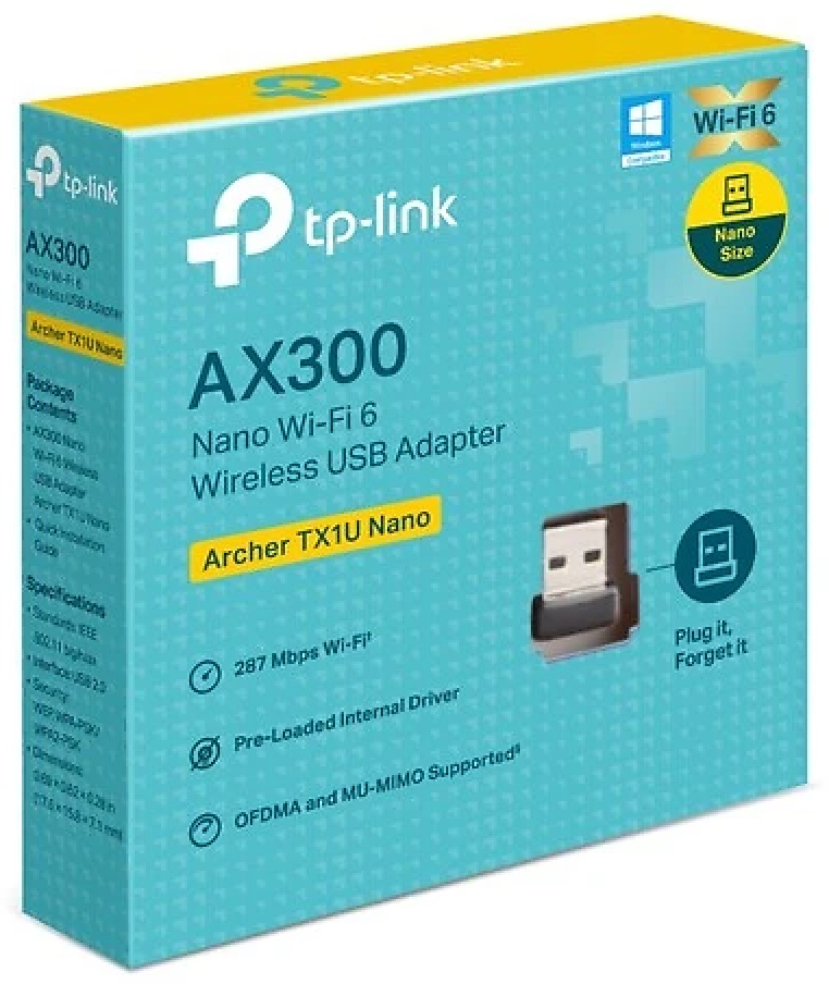 Wi-Fi адаптер TP-Link Archer TX1U Nano(EU)