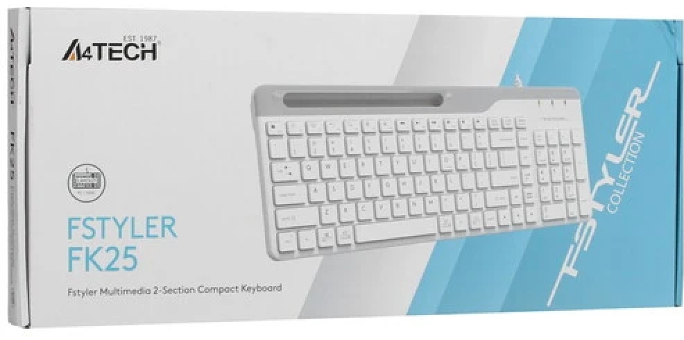 Клавиатура A4Tech Fstyler FK25 белый
