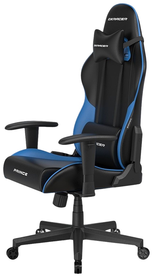 Игровое кресло DXRacer Prince GC/LPF24LTC/NB, черный, синий