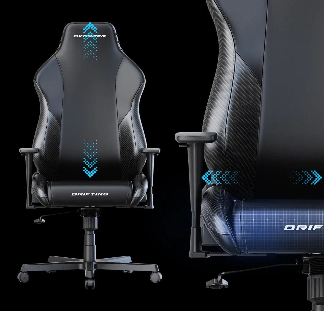 Игровое кресло DXRacer ZERO GC/LDC23LTA, черный, белый
